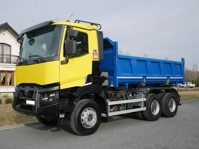 Renault KERAX K 460 30 TYŚ.KM JAK NOWY,3-STRONNA/ 6X4/HYDRO BURTA Stan Jak Nowy