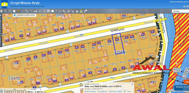 Działka budowlana Reda Ciechocino,