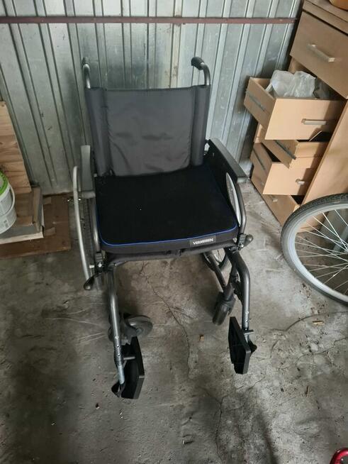 Wózek inwalidzki + chodzik/balkonik – zestaw, stan dobry