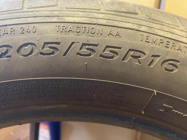 DUNLOP Opony używane sport BluResponse 205/55/16
