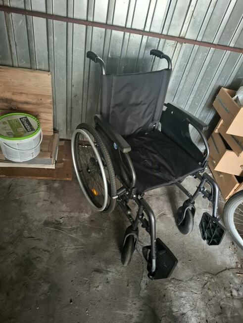 Wózek inwalidzki + chodzik/balkonik – zestaw, stan dobry