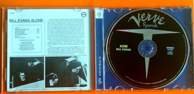 Bill Evans - Alone. Płyta CD.