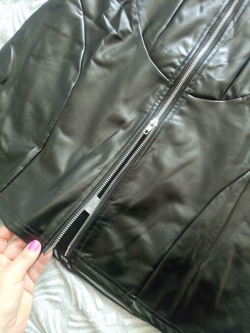 Gorąca sukienka ecoskóra, XL