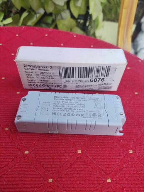 Transformator do taśm LED lamp lampek Sterownik zasilacz 12V