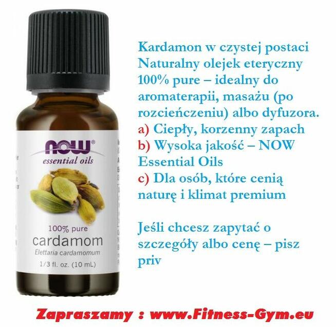 Olejek eteryczny - kardamon