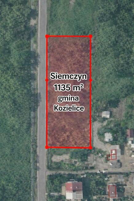 Działka Siemczyn gm. Kozielice