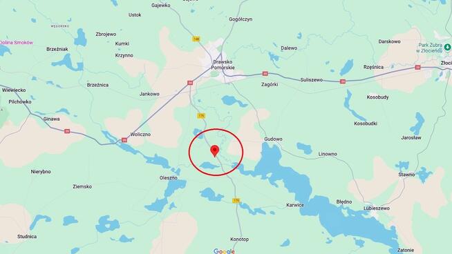 Działka Mielenko Drawskie gm. Drawsko Pomorskie