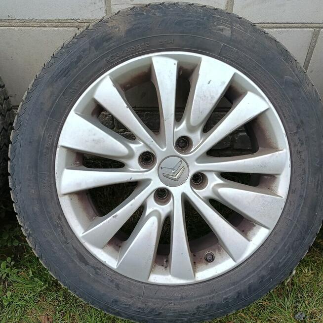 Kola Citroen 16 Cali 4x108 Otwor 65.1 ET26 Opony zimowe 205x