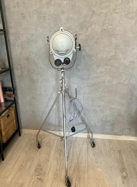 Lampa podłogowa teatralna Spefika 1963 r loft Vintage
