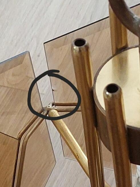 Żyrandol w stylu vintage/retro