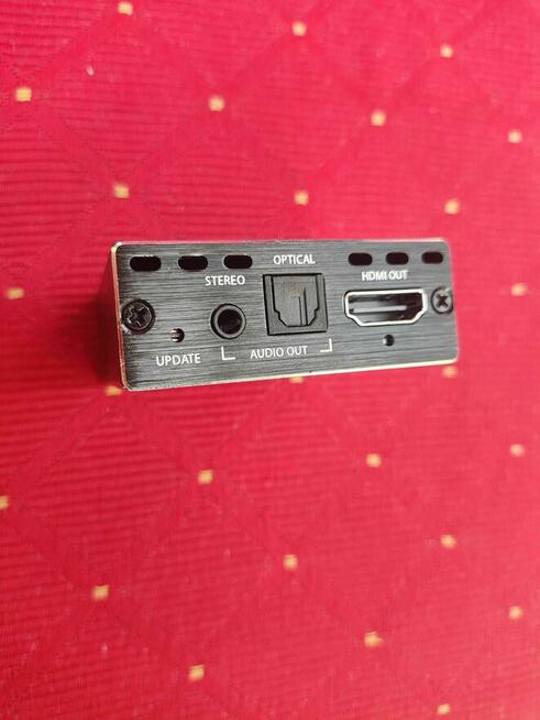Ekstraktor rozdzielacz Rozgałęźnik Audio Optyczny HDMI