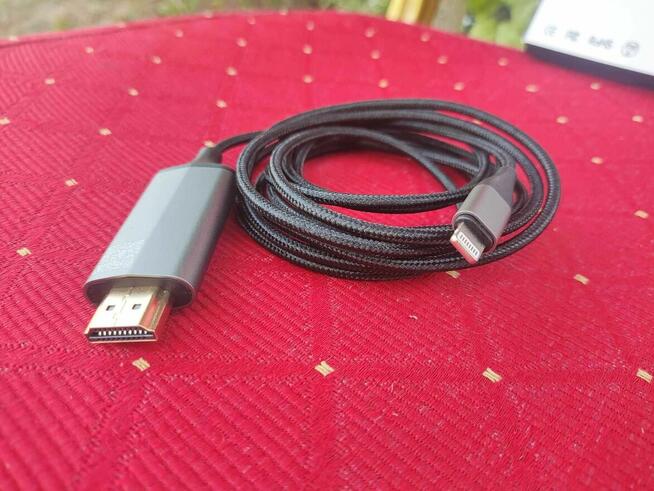 Kabel Lightning iPhone HDMI Adapter przewód do Telewizora TV