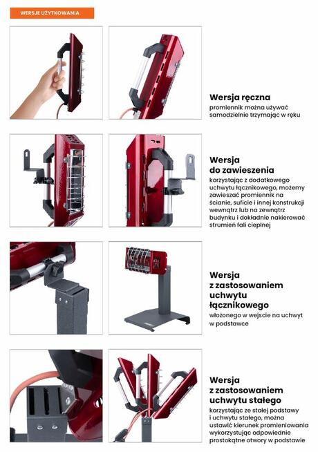 mini promiennik terapeutyczno-grzewczy SOLART MM500