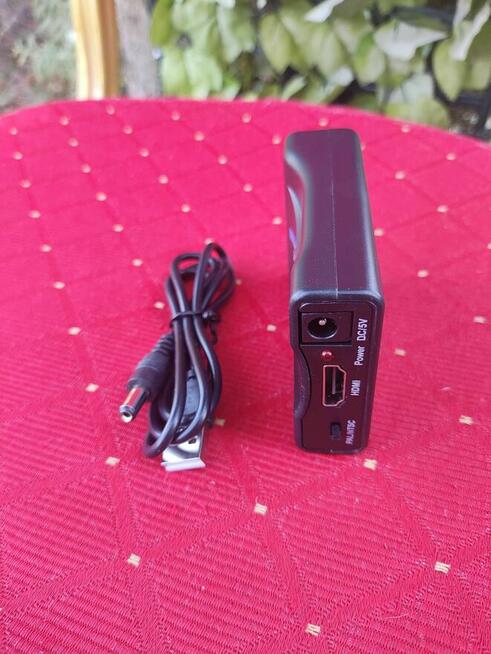 Konwerter HDMI EURO Scart Adapter AV rozdzielacz Rozgałęźnik