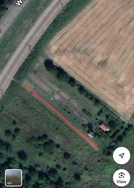 Wydzierżawię działkę o pow. 10ar pod uprawę z domkiem gosp.