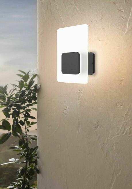 Zewnętrzna Lampa LED ścienna natynkowa Eglo Ogrodowa Lampka