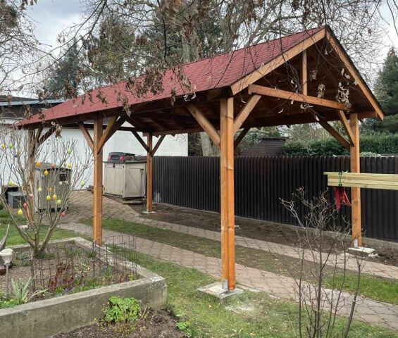 Wiata samochodowa 3,5x6m