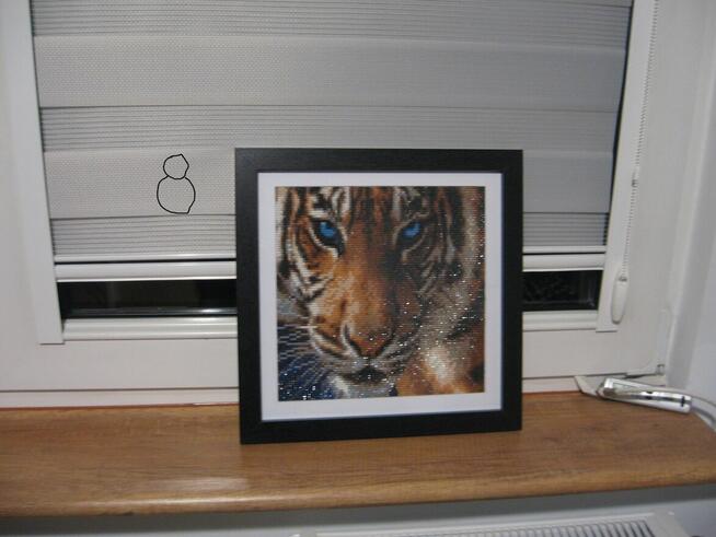 Obrazy - rękodzieło (haft diamentowy) gotowe ,oprawione