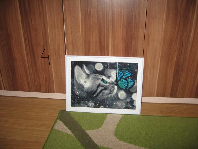 Obrazy - rękodzieło (haft diamentowy) gotowe ,oprawione