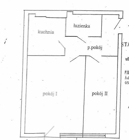 Mieszkanie 38m2 Pruszków Chopina
