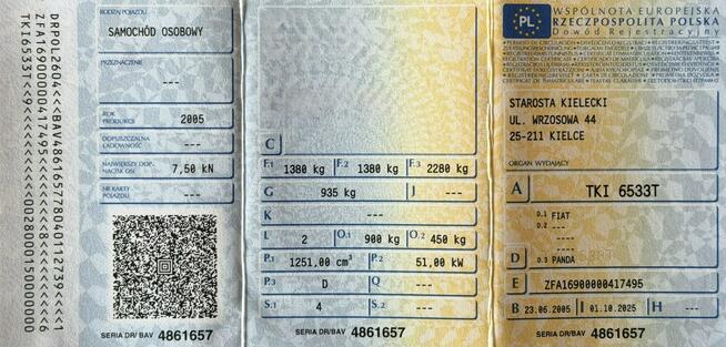 Fiat Panda 1.3 MultiJet Diesel Krajowa Bogato wyposażona Klima Wspomaganie CITY