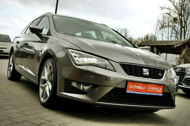 Seat Leon 2,0CR NAVI, 150KM, skóra, alu R18, 2015r.