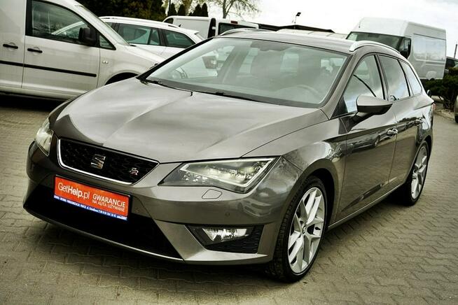 Seat Leon 2,0CR NAVI, 150KM, skóra, alu R18, 2015r.