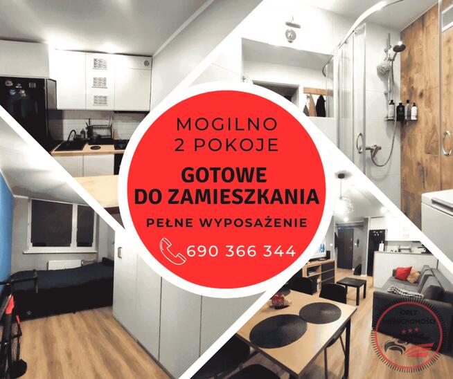 Nowoczesne mieszkanie 2-pokojowe w centrum Mogilna - gotowe do zamieszkania!
