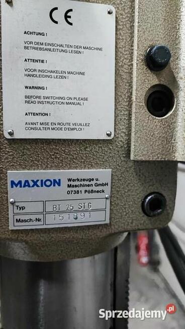 Wiertarko - gwinciarka Maxion BT 25 STG