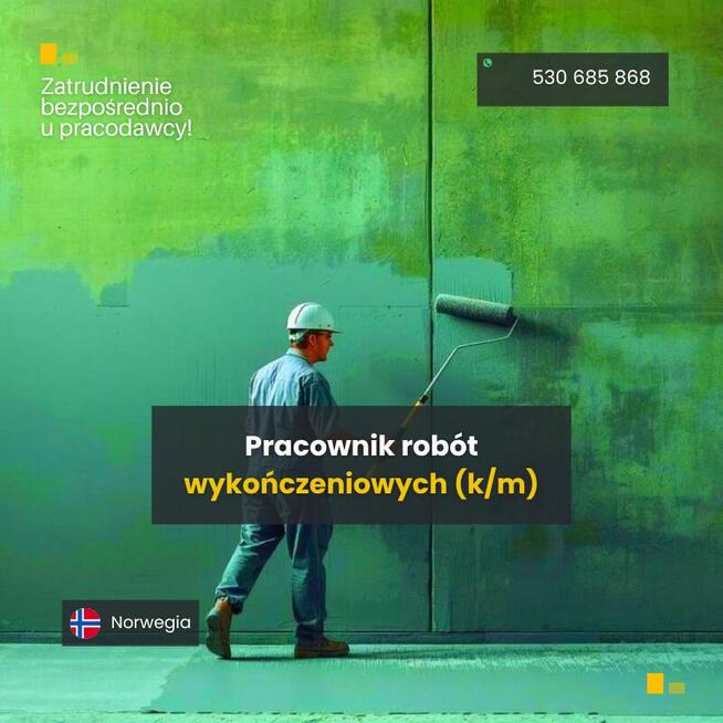 Pracownik robót wykończeniowych (k/m)