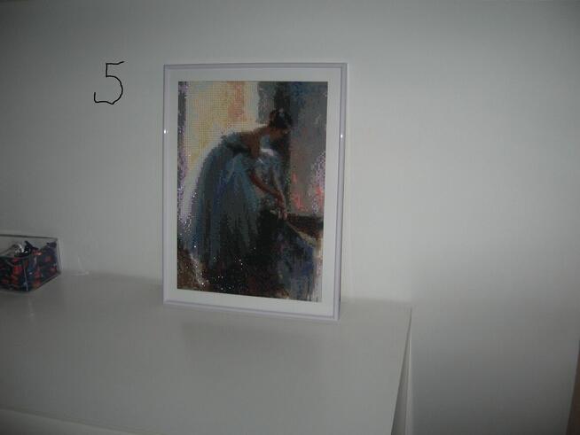 Obrazy - rękodzieło (haft diamentowy) gotowe ,oprawione