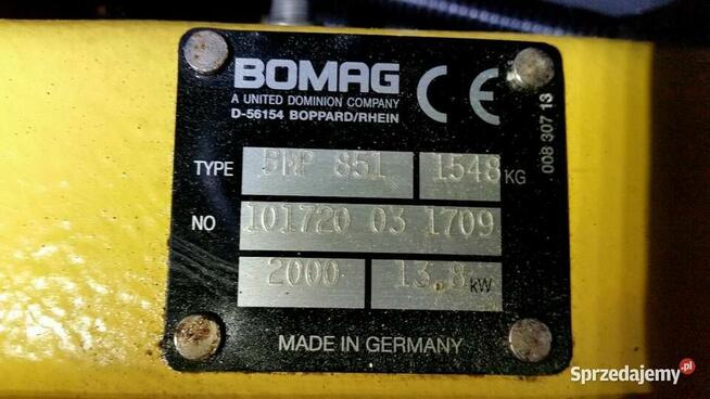 Walec BOMAG BMP 851 do terenu grząskiego