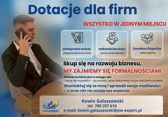 Dotacje na firme - sprawdź czy możesz z niej skorzystać