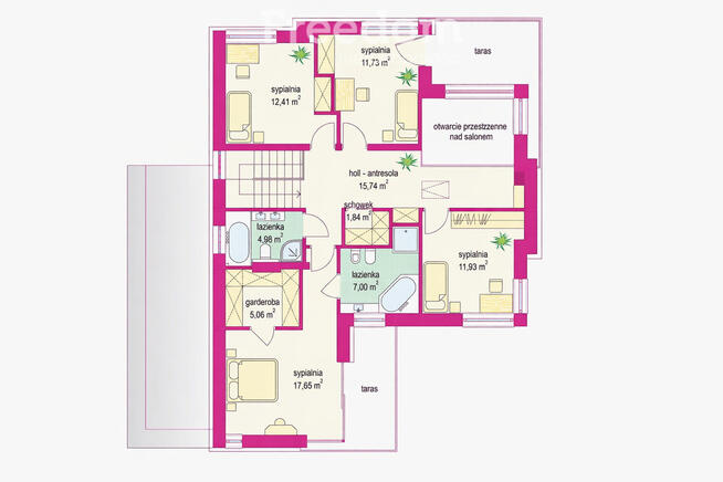 Dom premium dla rodziny. Działka 1516m2