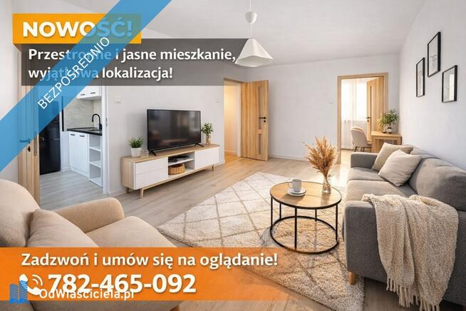 Gotowe, najtańsze 3-pokojowe mieszkanie w tym standardzie w okolicy