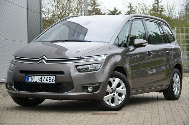 Citroen C4 Grand Picasso 1.6Blue HDI 120KM Parnoama Masaże Skóra Kamera 360 Navi Bliss As.park