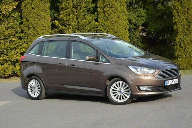 Ford Grand C-MAX Lift T-foteli Radar ACC Xenon LED Navi BLiS Sony El. klapa Alu17"