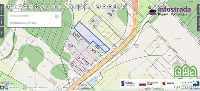 Działka przemysłowa Niwy gm. Osielsko