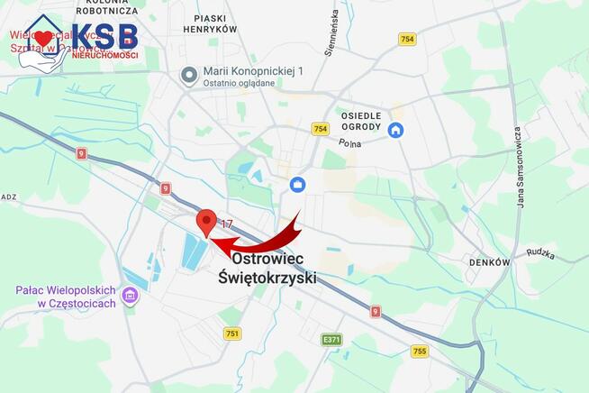 Działka komercyjna z budynkiem 2879m2 ul. Kolejowa