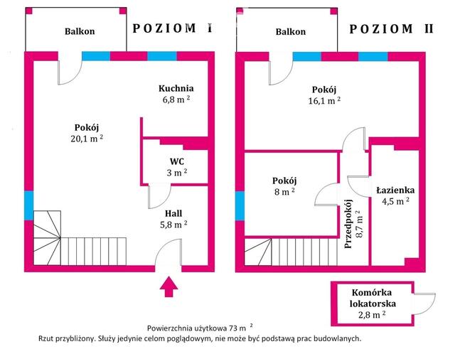 Dwupoziomowe mieszkanie na Zieleńcu
