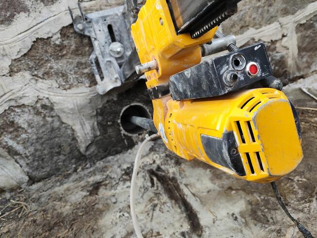 Wiercenie - przewierty cięcie , wymiana słupków ogrodzenia