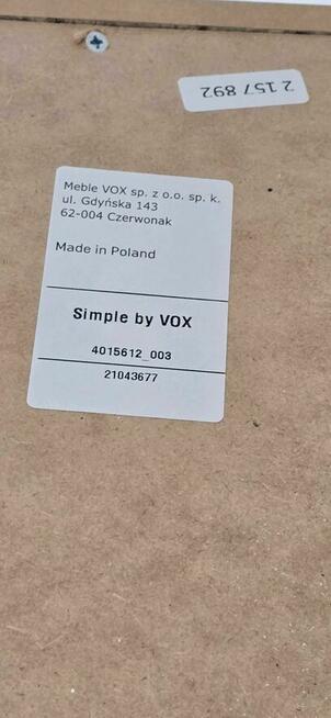 Nowoczesna szafa 4 - drzwiowa VOX Simple