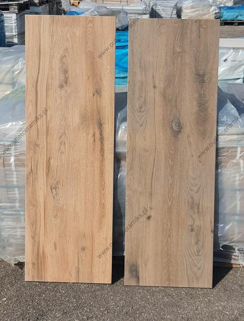 Płyty drewnopodobne wzór deski 120x40 Natural braun gat.1