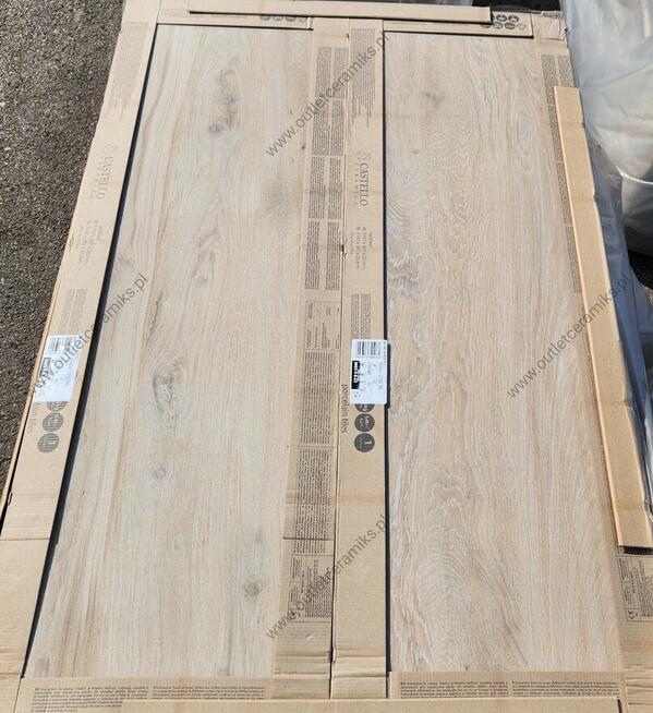 Płyty drewnopodobne wzór deski 40x120 gat.2 Natural beige