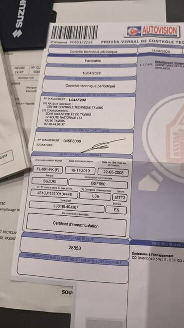 Suzuki Bandit GSF 650 S BANDIT 2008 Duży Wybór Transport Raty KSIĄŻKA SERWIS ABS