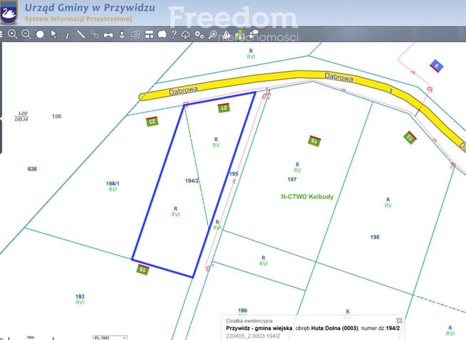 Działka pod zabudowę blisko jeziora i lasu !