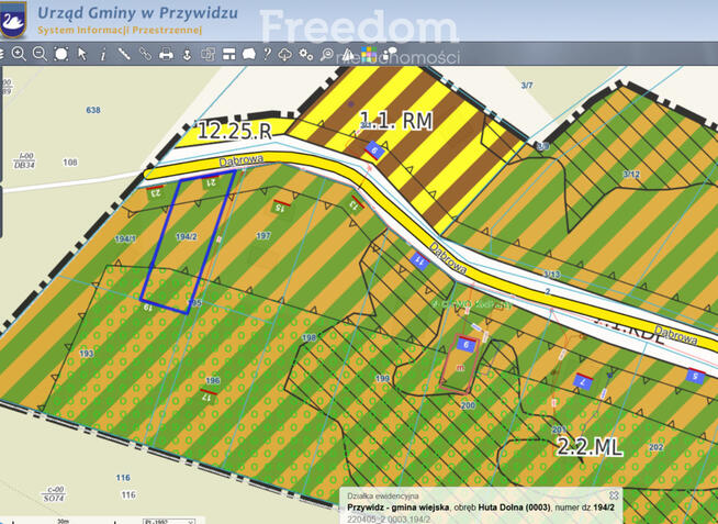 Działka pod zabudowę blisko jeziora i lasu !