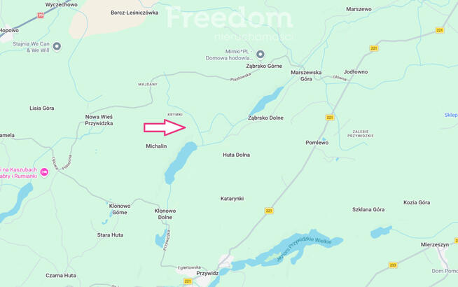 Działka pod zabudowę blisko jeziora i lasu !