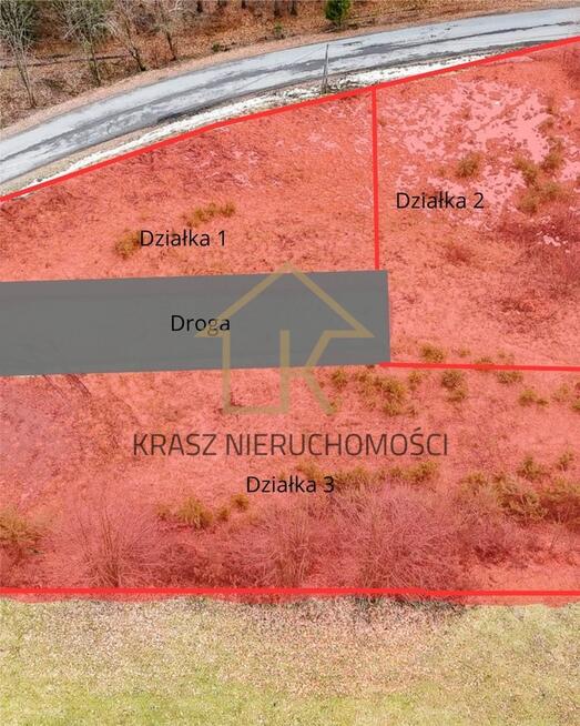 Piękne działki budowlane w otoczeniu lasu, cisza!!