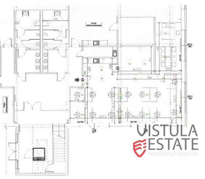 Lokal biurowy w wysokim standardzie, Podgórze